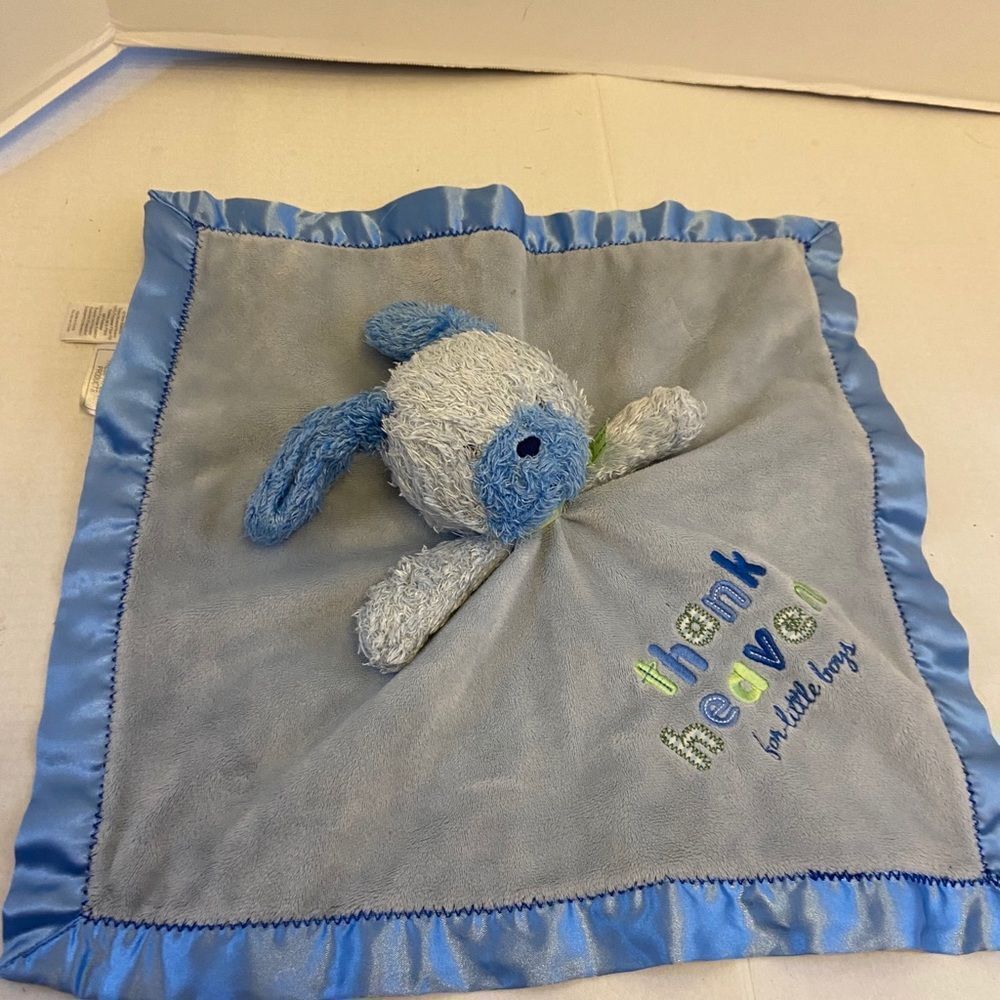 Carter’s‎ blue blankie dog rattle thank heaven